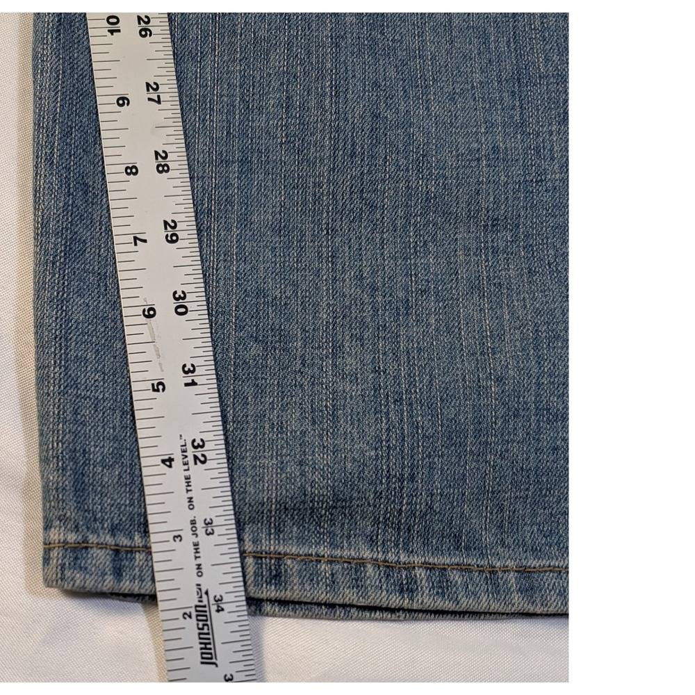 Levis 569 Loose Straight Jeans Mens 42x32 Light Wash Denim Blue 00569-0601 NWT - Picture 8 of 12